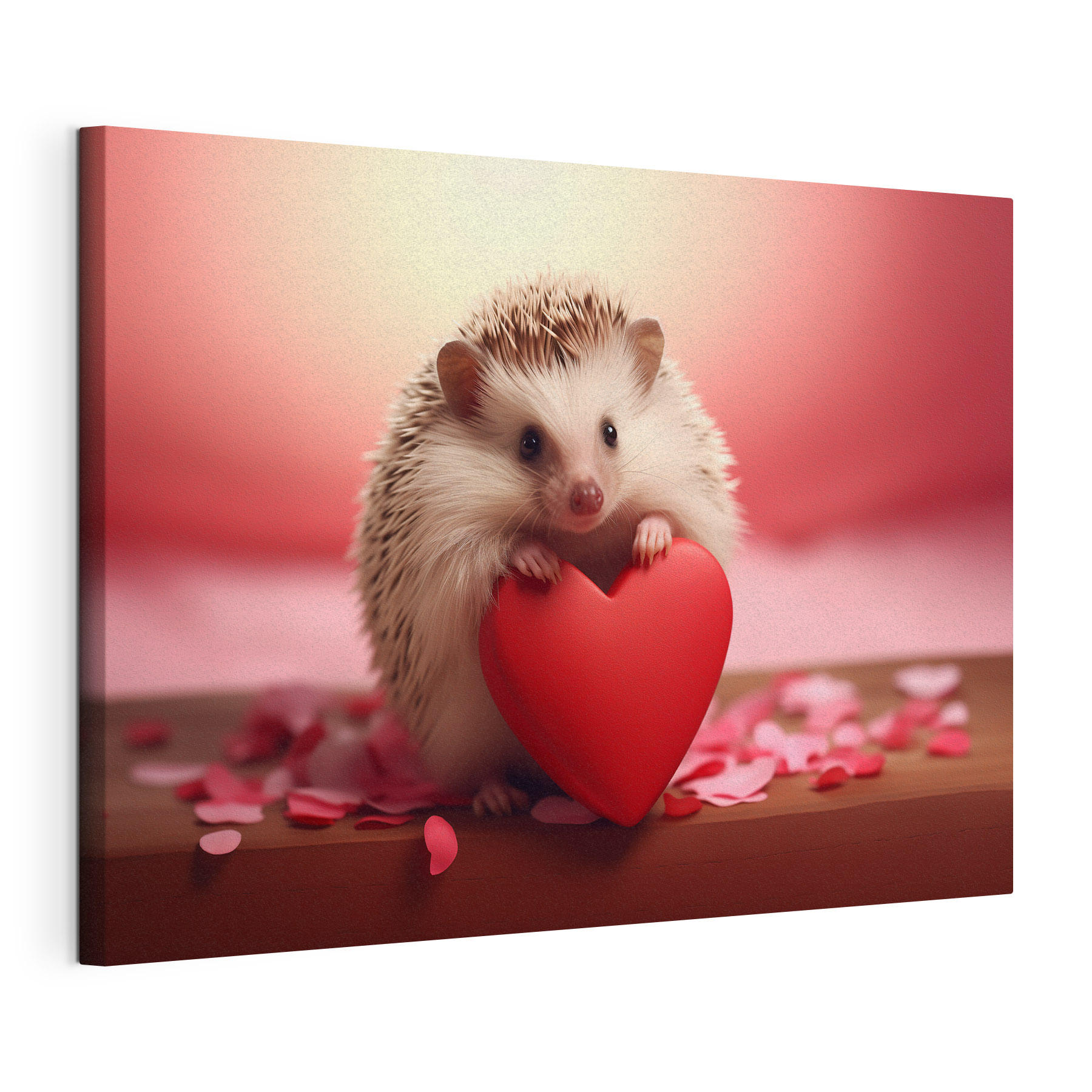 Hedgehog holding a heart Hedgehog holding a heart