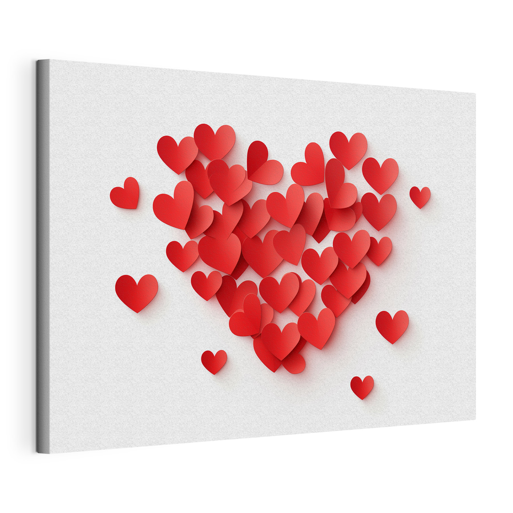 Heart shaped red paper hearts Heart shaped red paper hearts