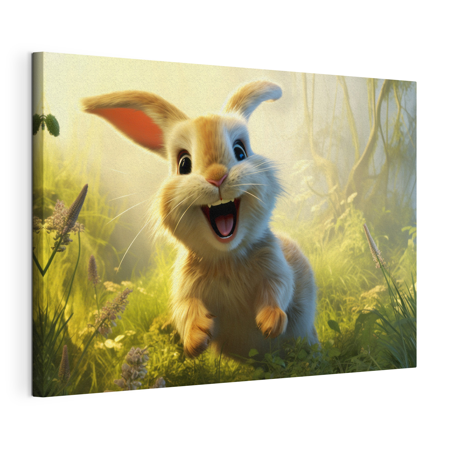 Rabbit in the grass Rabbit in the grass