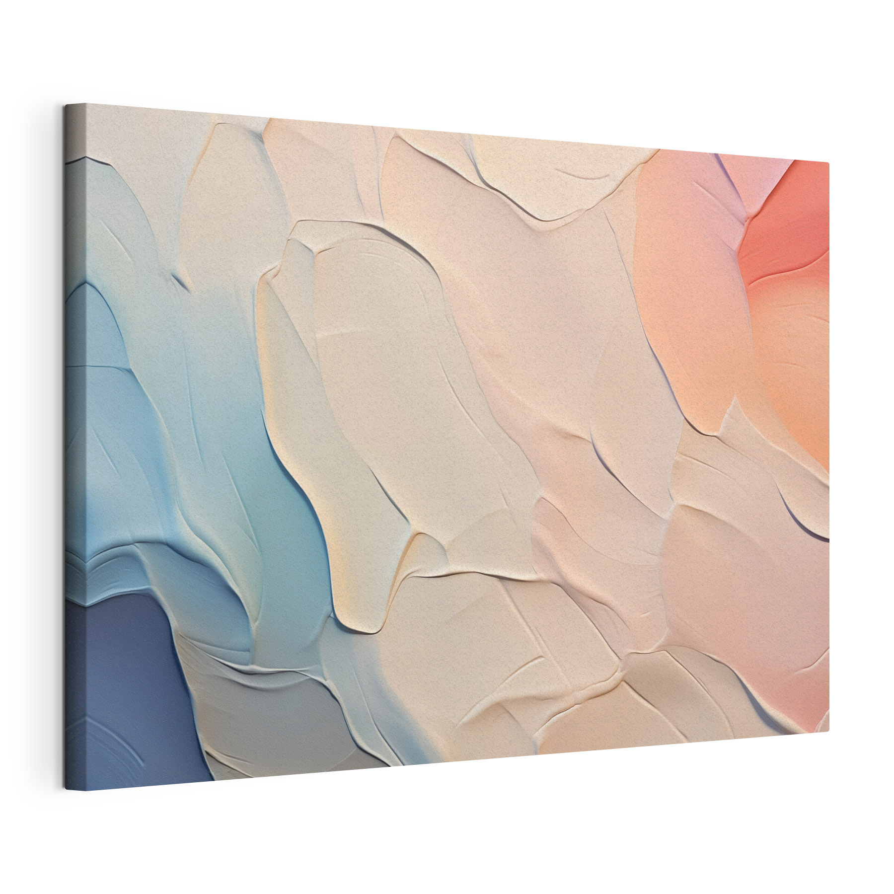 Textured layers in soft hues Textured layers in soft hues