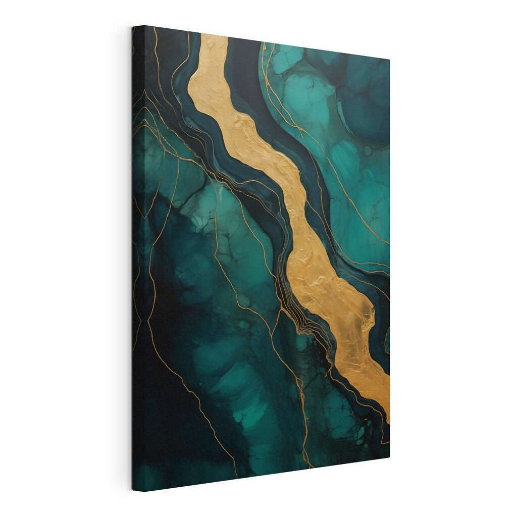 Serene flow of emerald and earth Serene flow of emerald and earth