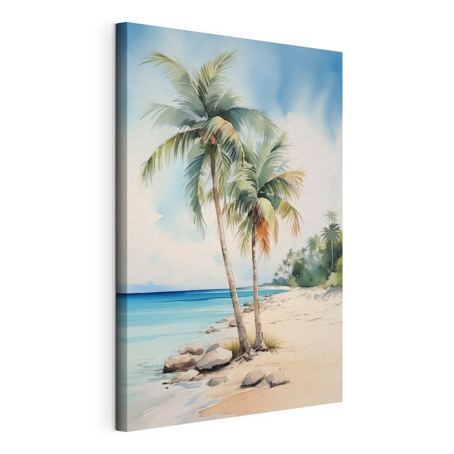 Palm trees on a beach Palm trees on a beach