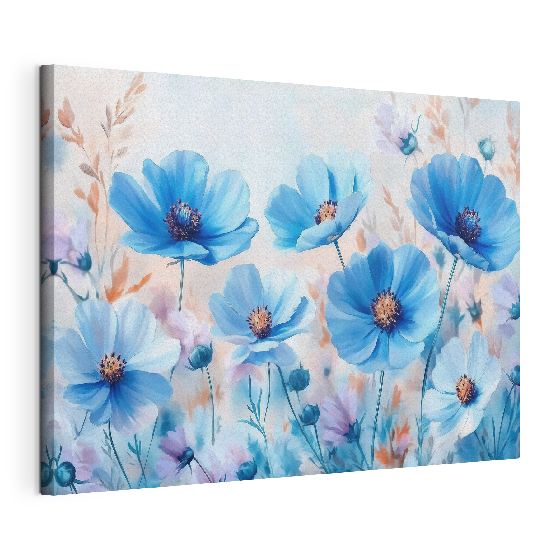 Group of blue flowers