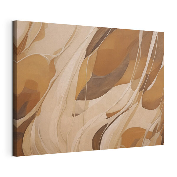 Cuadros Curvas abstractas en tonos cálidos (SKU: s43006) Cuadros Cuadros Curvas abstractas en tonos cálidos (SKU: s43006)