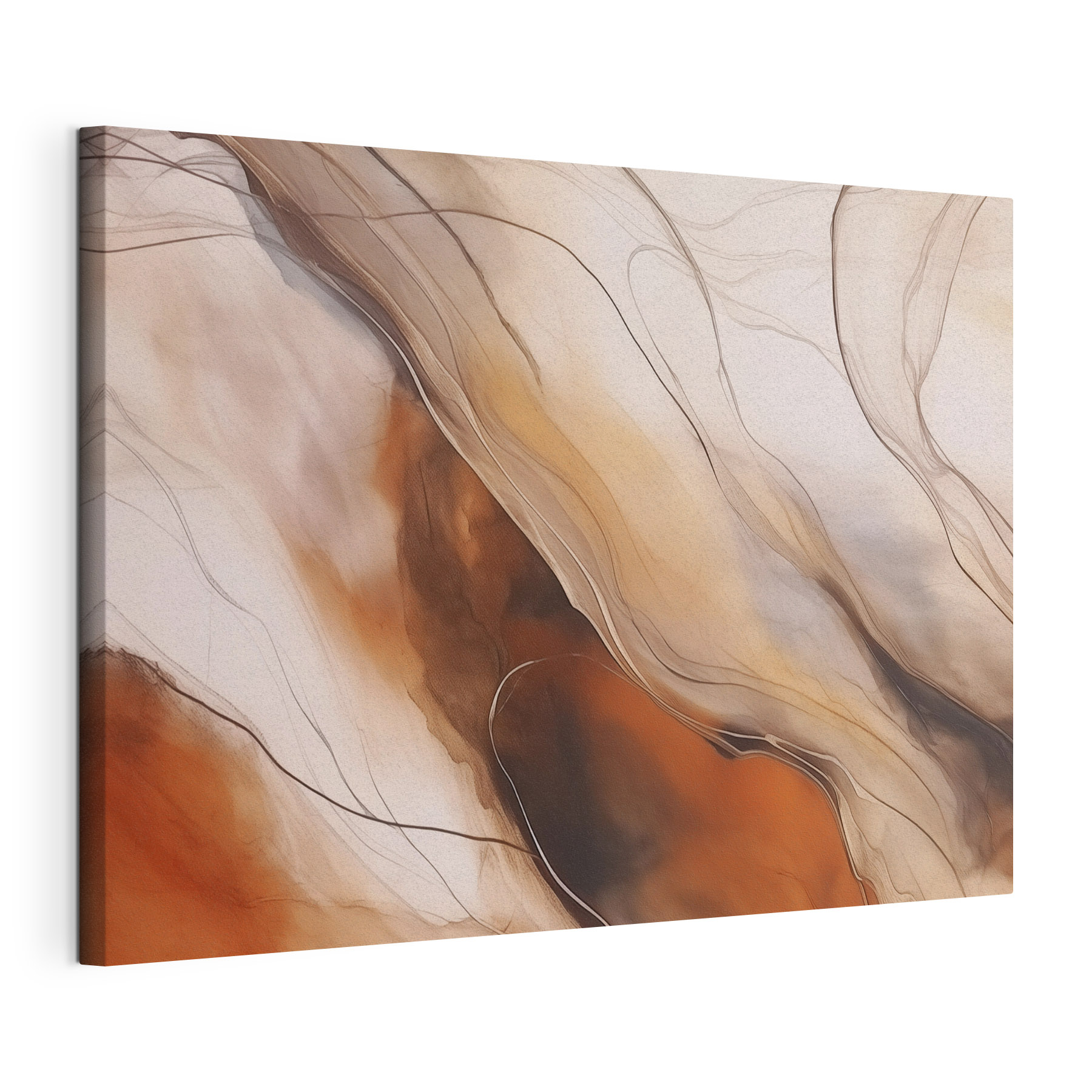 Flowing lines in warm tones Flowing lines in warm tones
