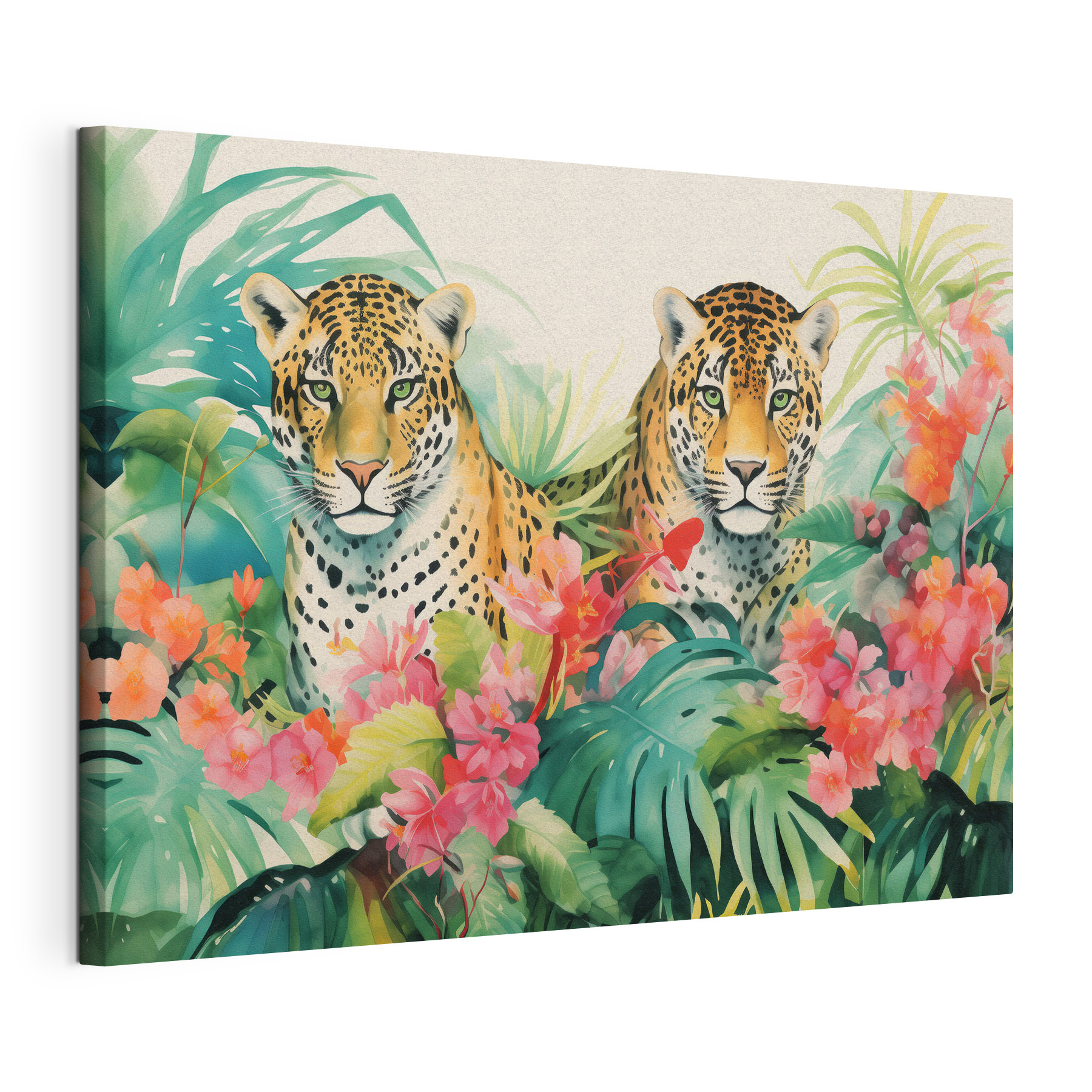 Couple of cheetahs in the jungle Couple of cheetahs in the jungle