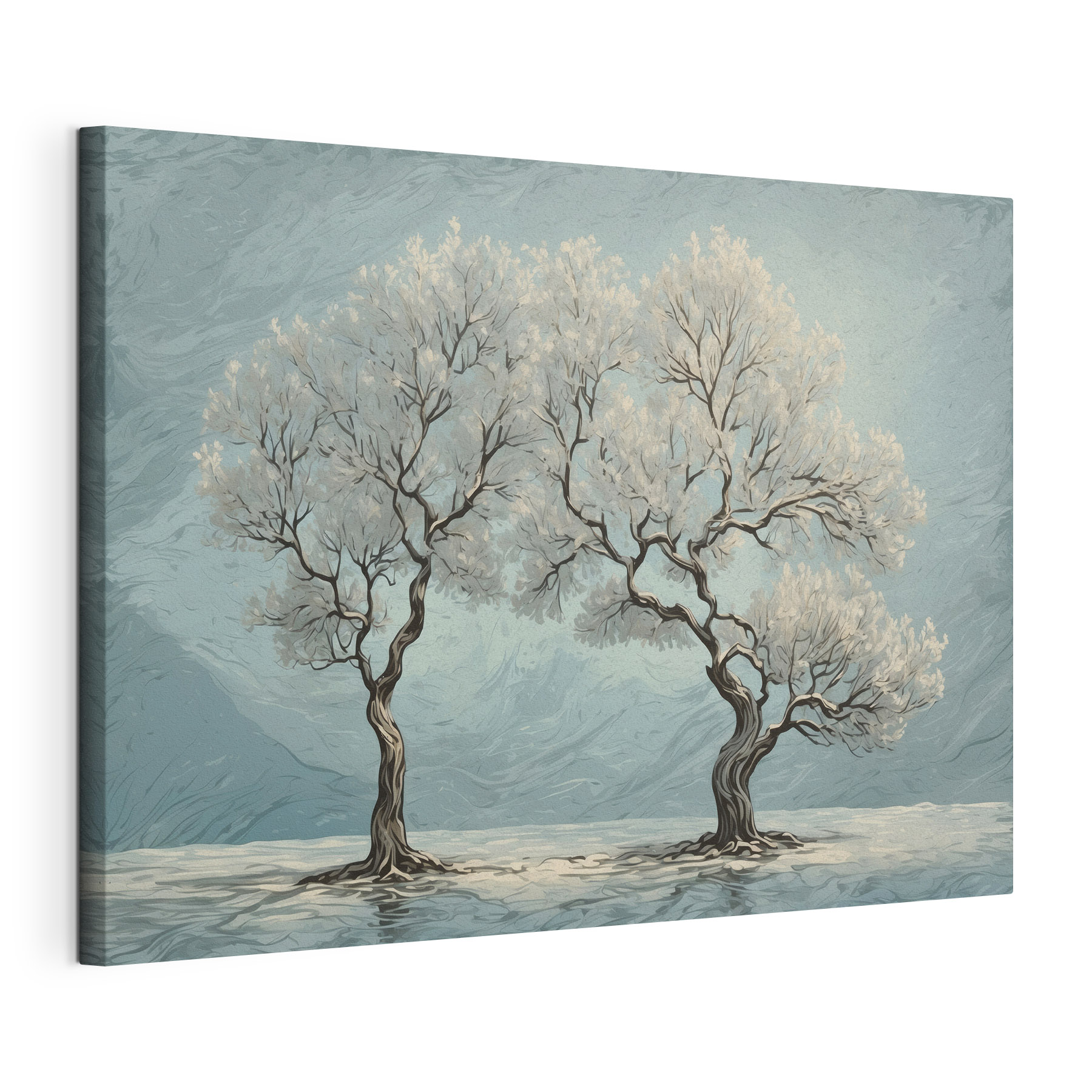 Two trees in the water