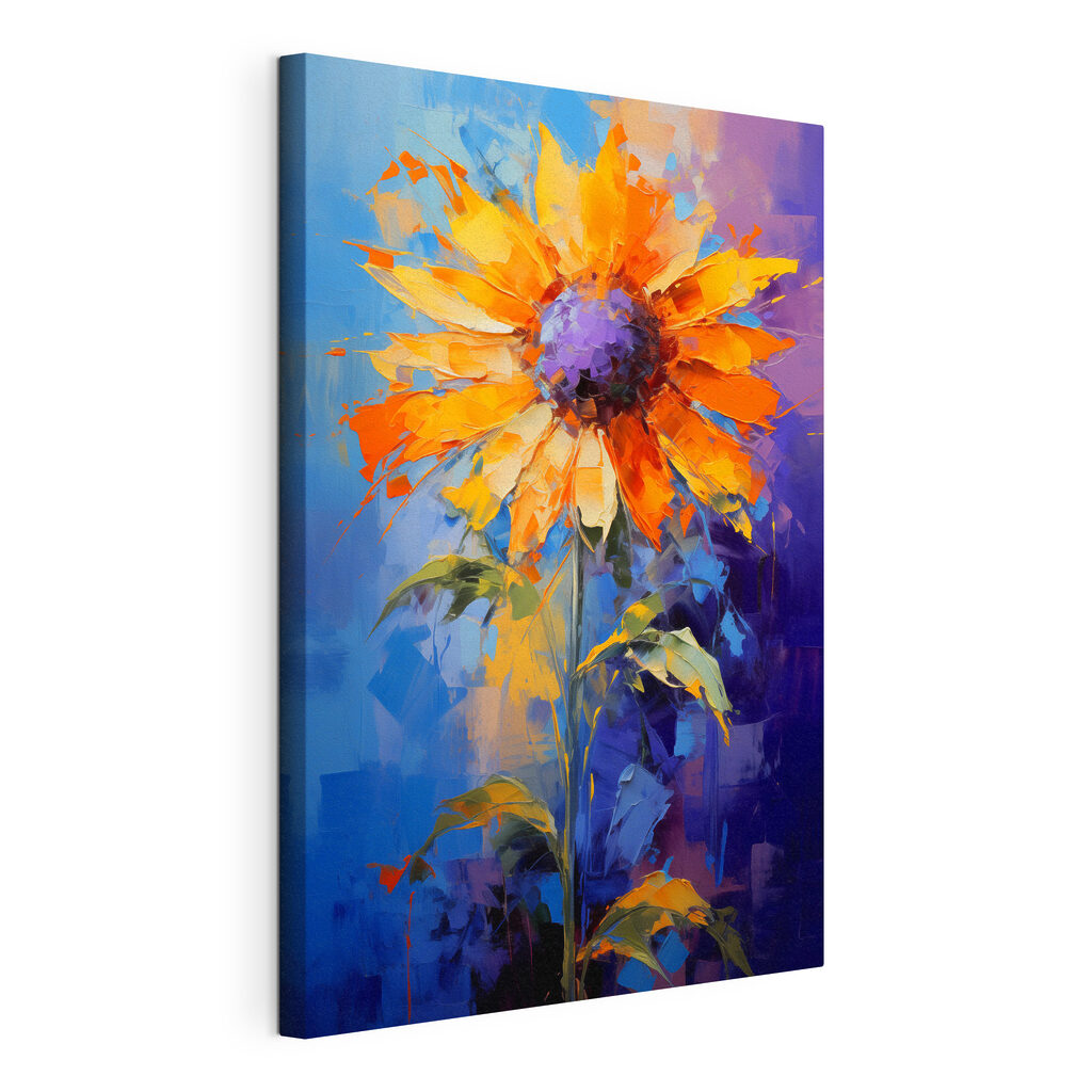 Painting of a sunflower Painting of a sunflower