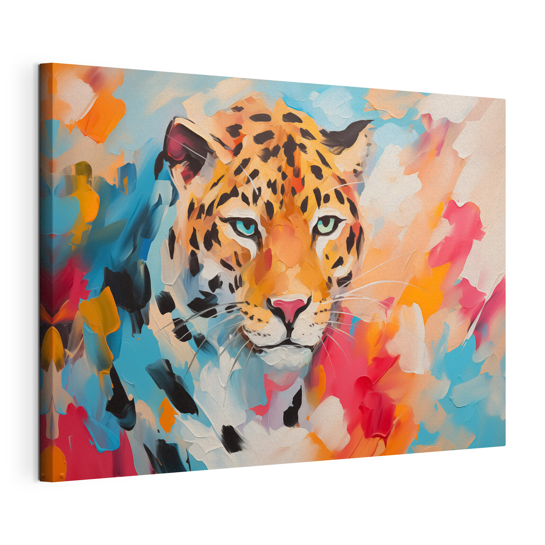 Painting of a leopard Painting of a leopard