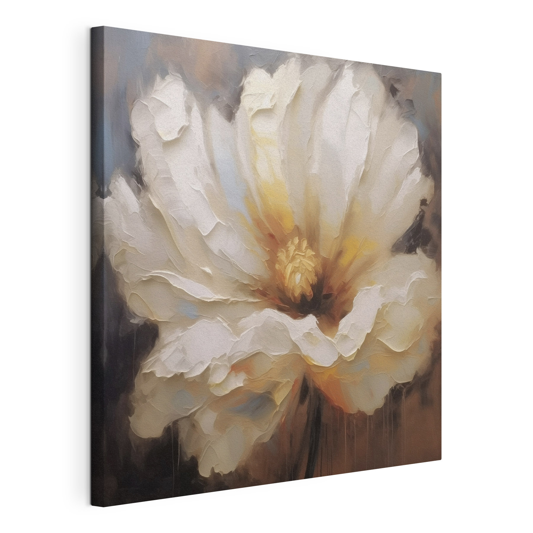 Painting of a white flower Painting of a white flower