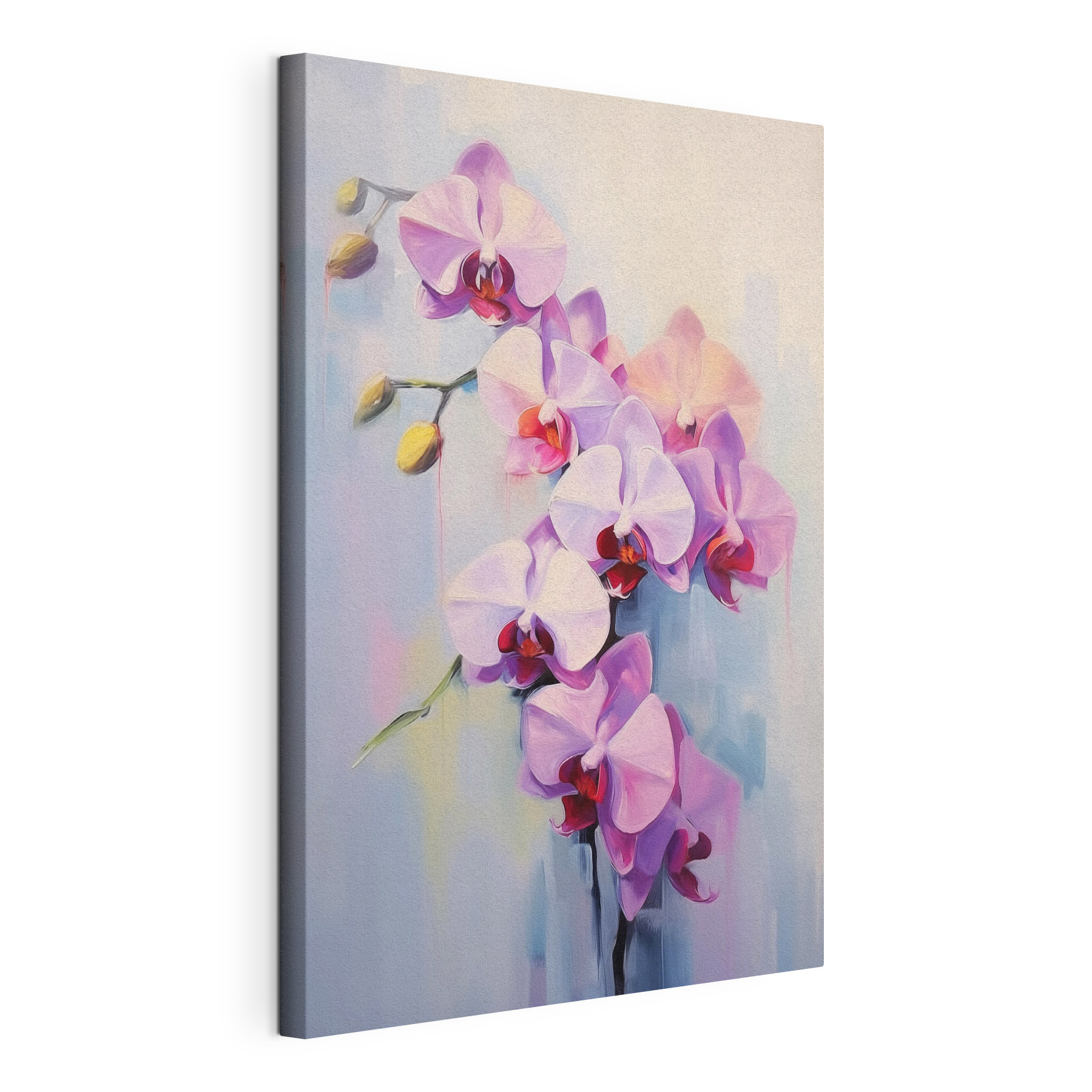 Painting of purple flowers Painting of purple flowers