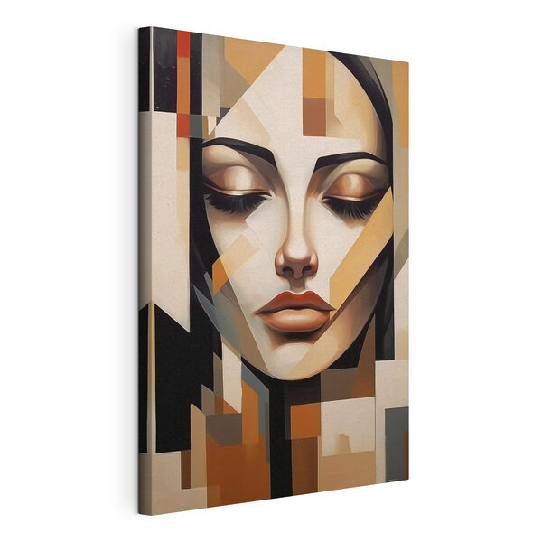 Cuadros Cuadros Cuadro que representa el rostro de una mujer (SKU: s43281)