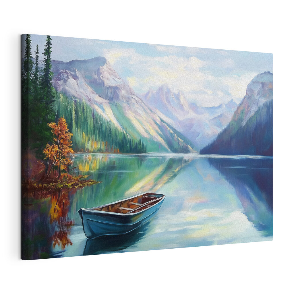 Boat on a lake Boat on a lake