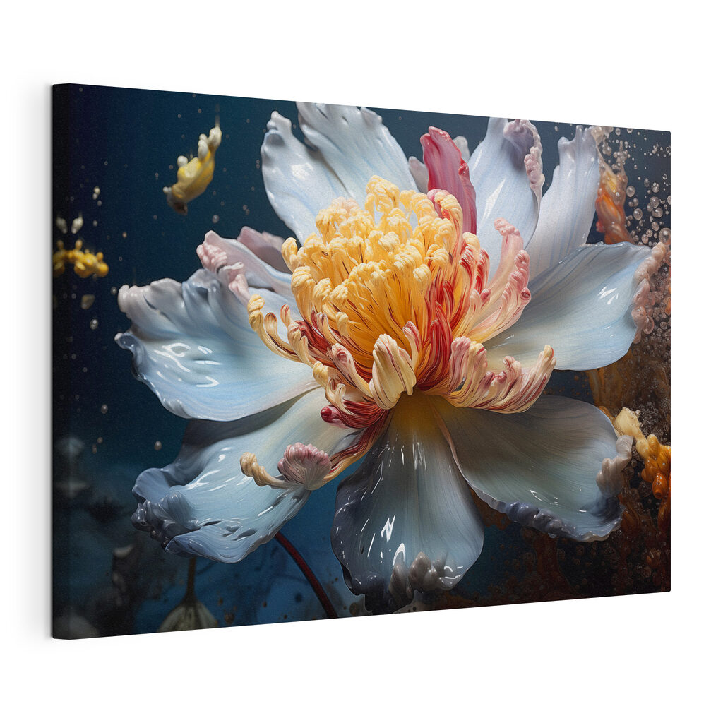 Delicate flower in vibrant colors Delicate flower in vibrant colors