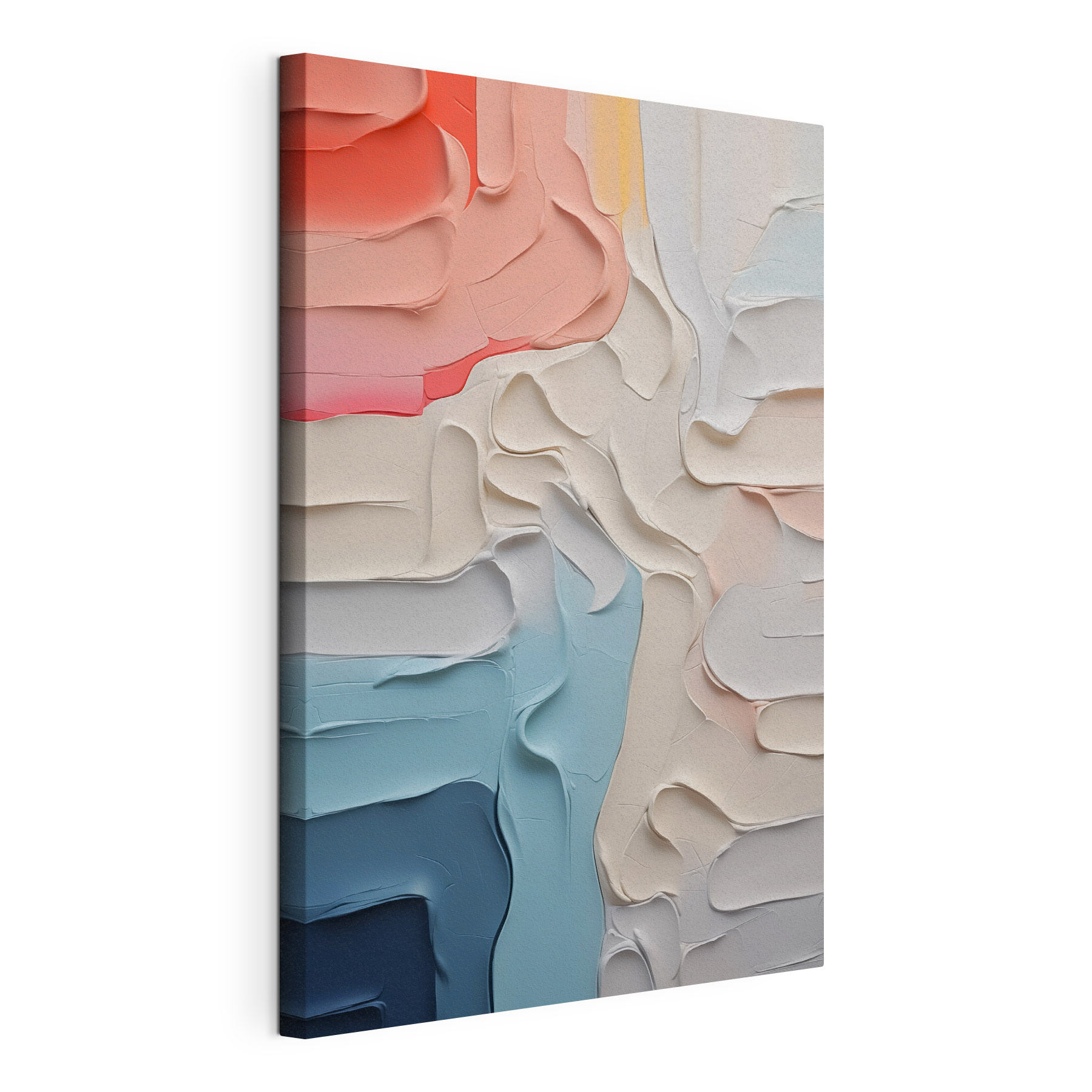 Colorful abstract composition with flowing shapes Colorful abstract composition with flowing shapes