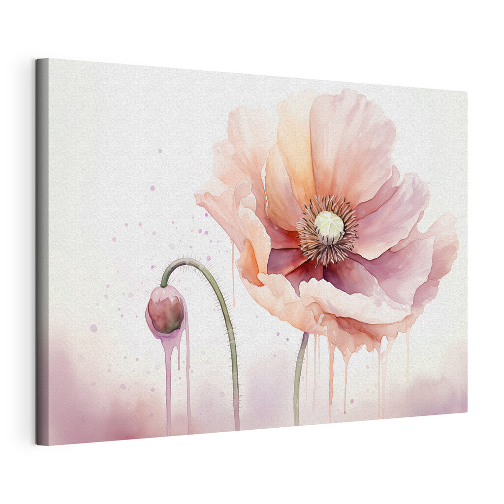 Watercolor painting of a flower Watercolor painting of a flower