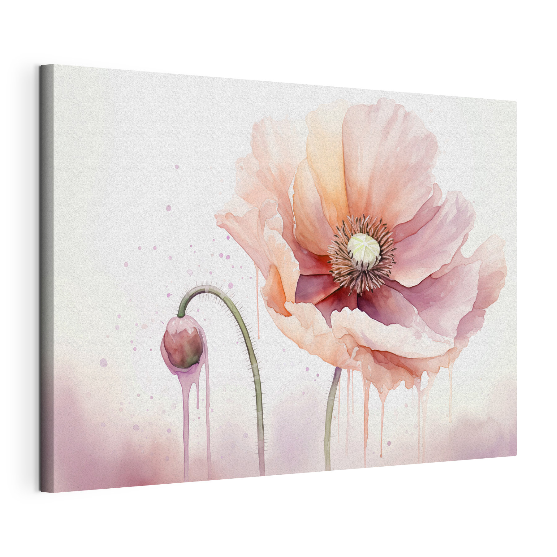 Watercolor painting of a flower Watercolor painting of a flower