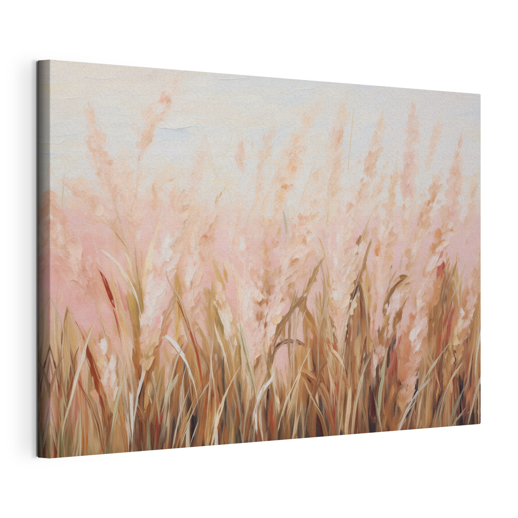 Painting of a field of wheat Painting of a field of wheat