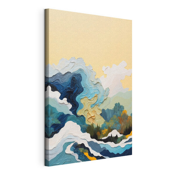 Cuadros Pintura de árboles y nubes (SKU: s43452) Cuadros Cuadros Pintura de árboles y nubes (SKU: s43452)
