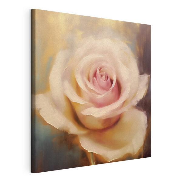 Una elegante rosa en tonos suaves Cuadros Una elegante rosa en tonos suaves