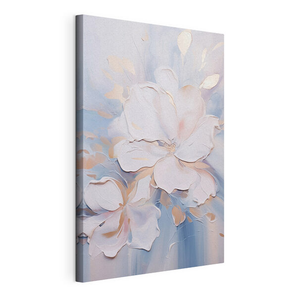 Pintura de flores sobre una superficie blanca Cuadros Pintura de flores sobre una superficie blanca