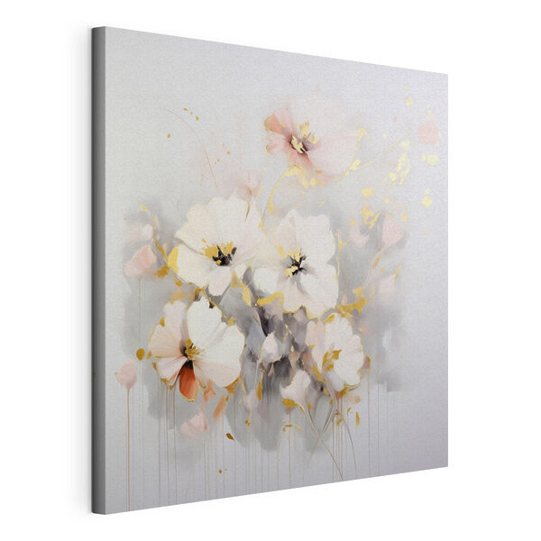 Cuadros Pintura de flores sobre una superficie blanca (SKU: s43902) Cuadros Cuadros Pintura de flores sobre una superficie blanca (SKU: s43902)