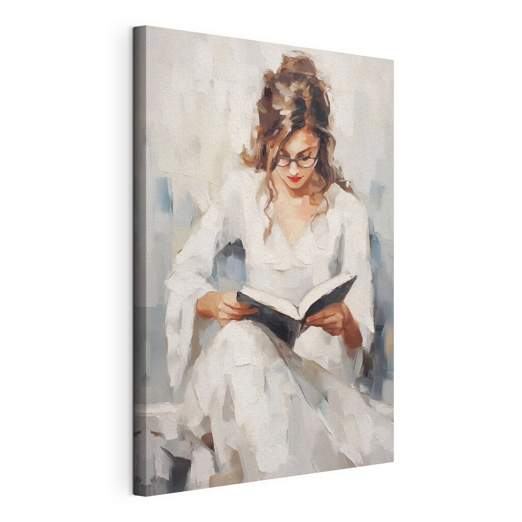 Woman reading a book Woman reading a book