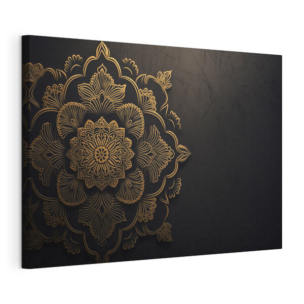 Cuadros Diseño floral intrincado sobre fondo oscuro (SKU: s43943) Cuadros Cuadros Diseño floral intrincado sobre fondo oscuro (SKU: s43943)