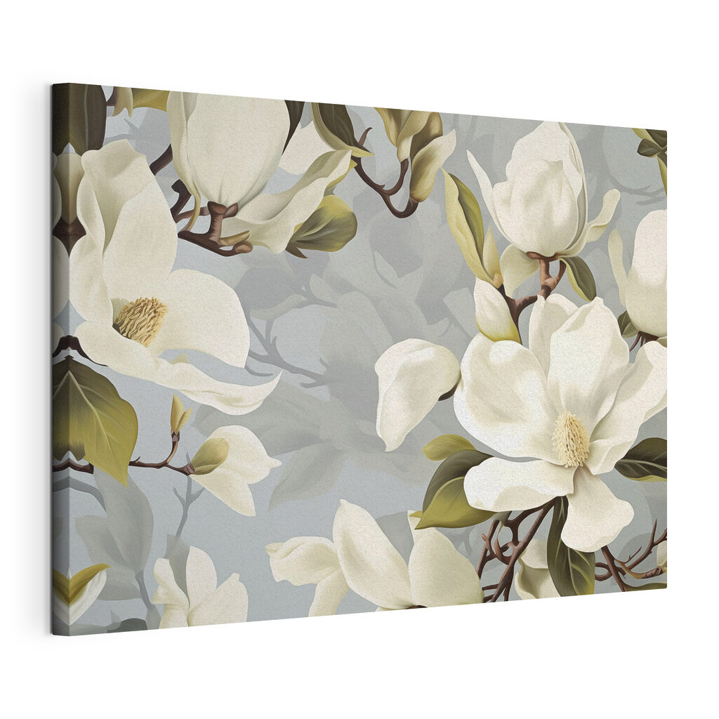 Beautiful magnolias in soft hues