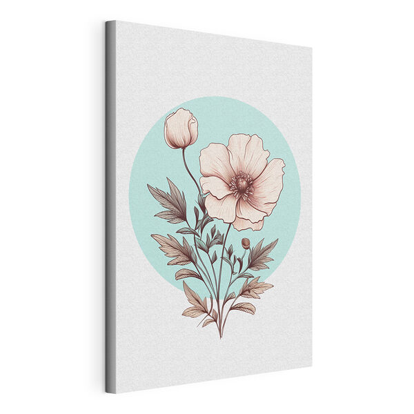 Cuadros Cuadros Dibujo de una flor (SKU: s43995)
