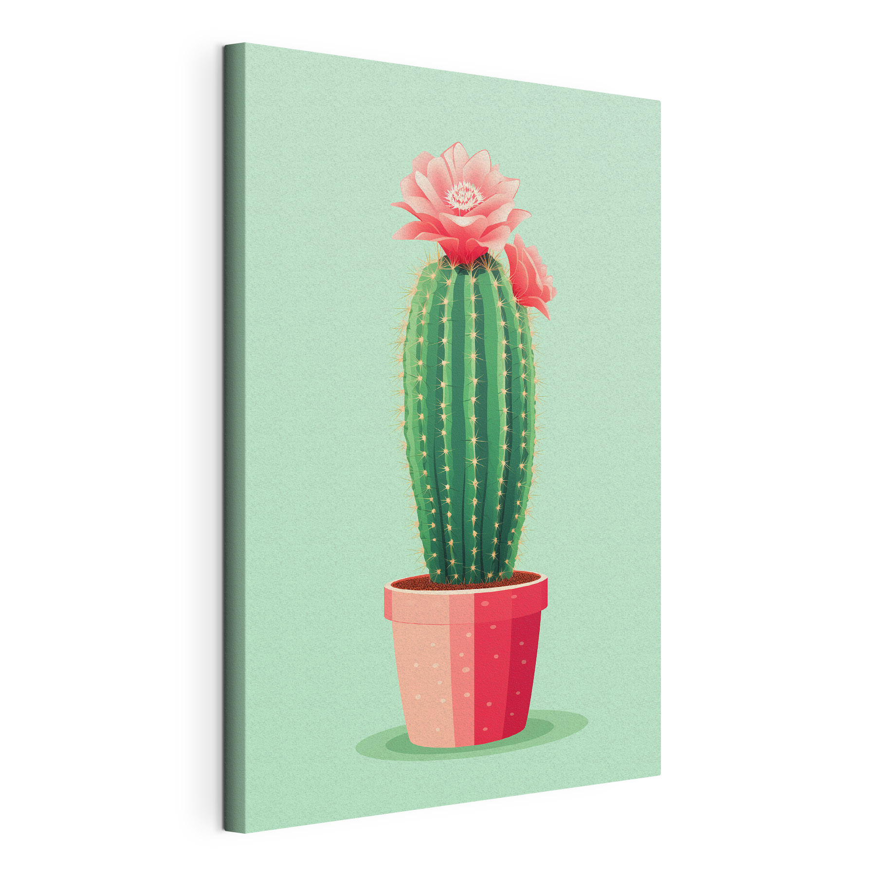 Cactus with a flower in it Cactus with a flower in it