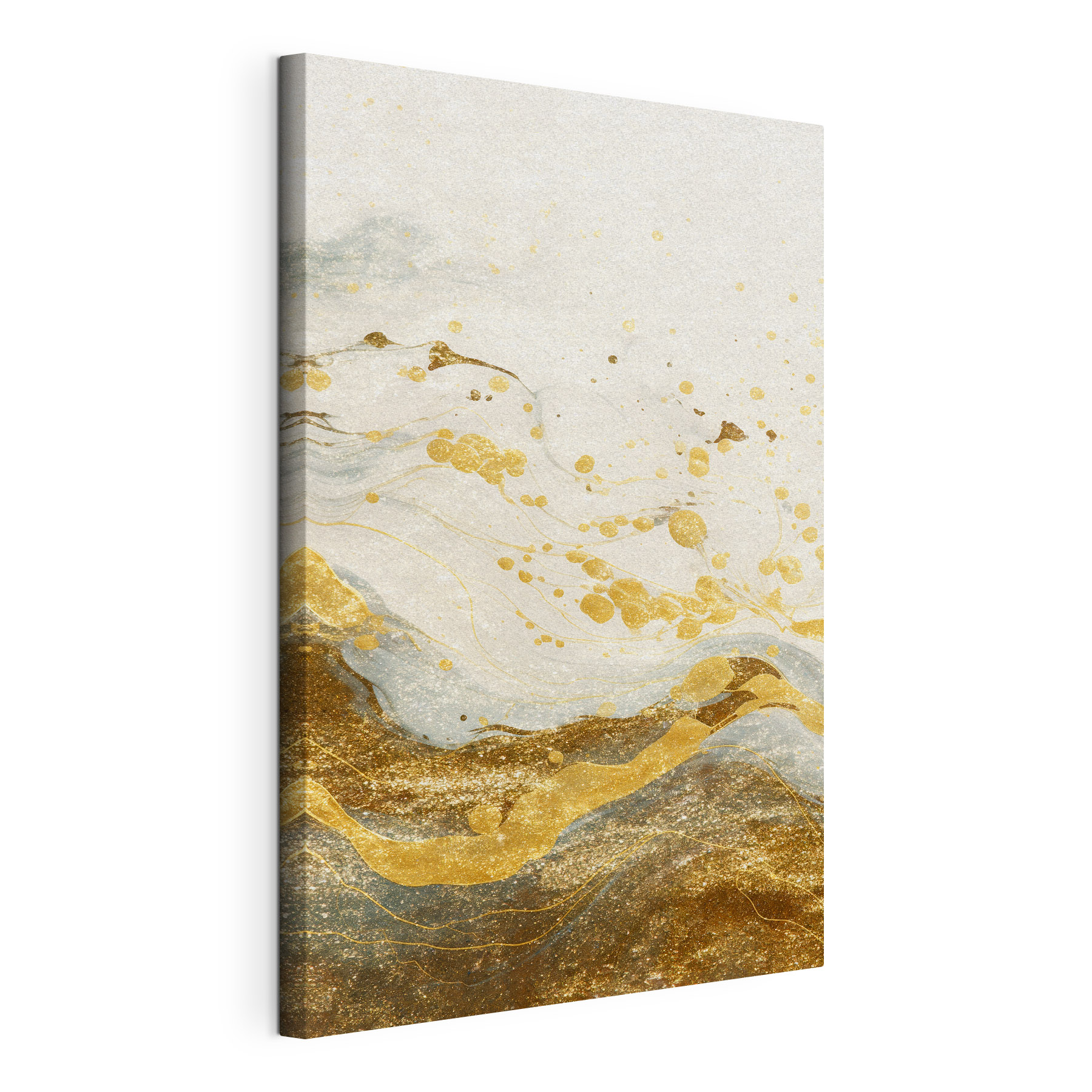 Flowing abstract colors and organic shapes
