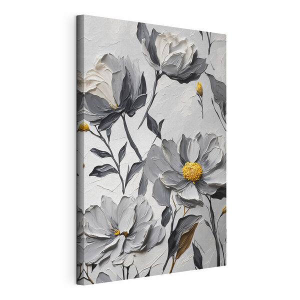 Cuadros Pintura de flores sobre una superficie blanca (SKU: s44080) Cuadros Cuadros Pintura de flores sobre una superficie blanca (SKU: s44080)