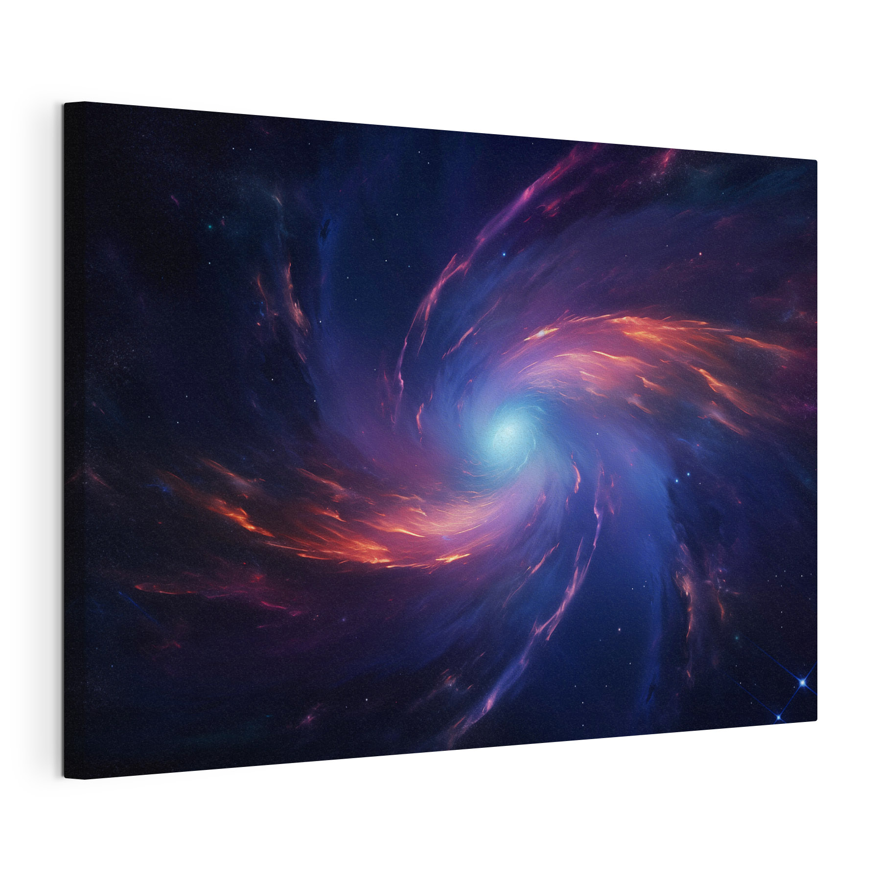 Colorful swirl of light in space Colorful swirl of light in space