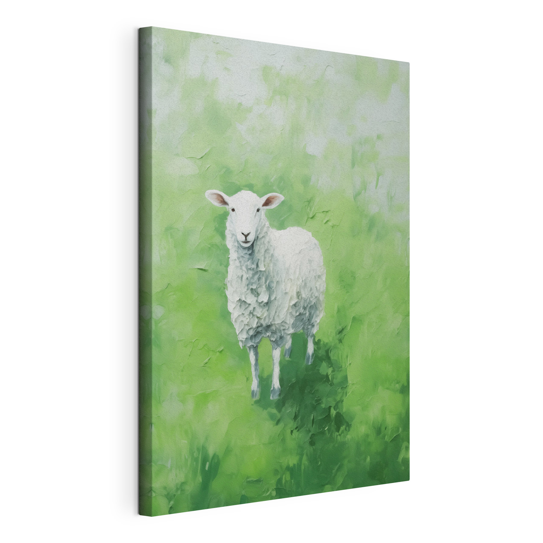 Painting of a sheep Painting of a sheep