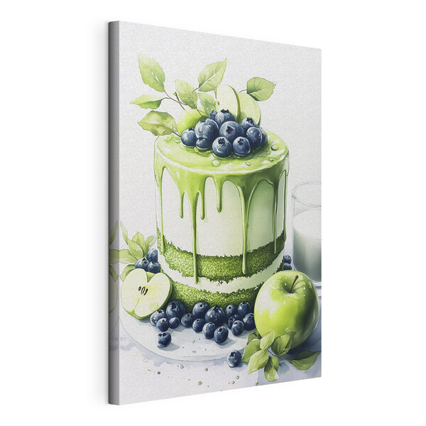 Cuadros Pastel con glaseado verde y manzanas (SKU: s44304) Cuadros Cuadros Pastel con glaseado verde y manzanas (SKU: s44304)