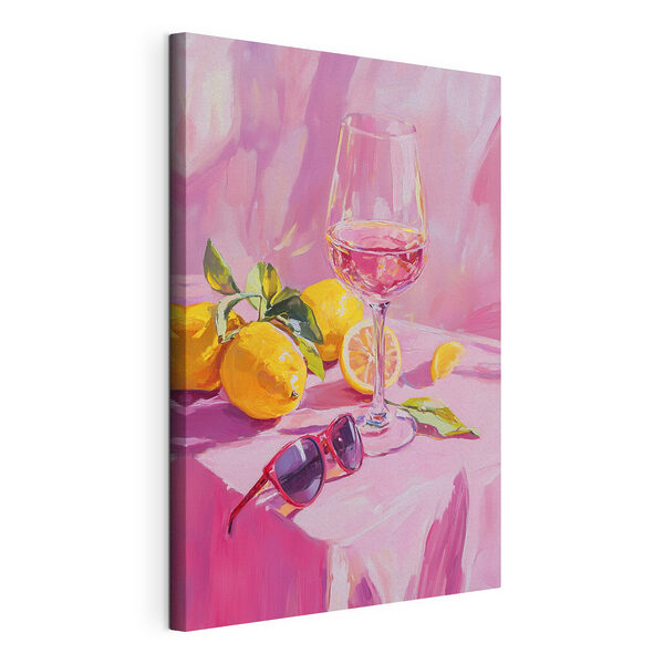 Cuadros Una copa de vino junto a unos limones y unas gafas de sol (SKU: s43883) Cuadros Cuadros Una copa de vino junto a unos limones y unas gafas de sol (SKU: s43883)