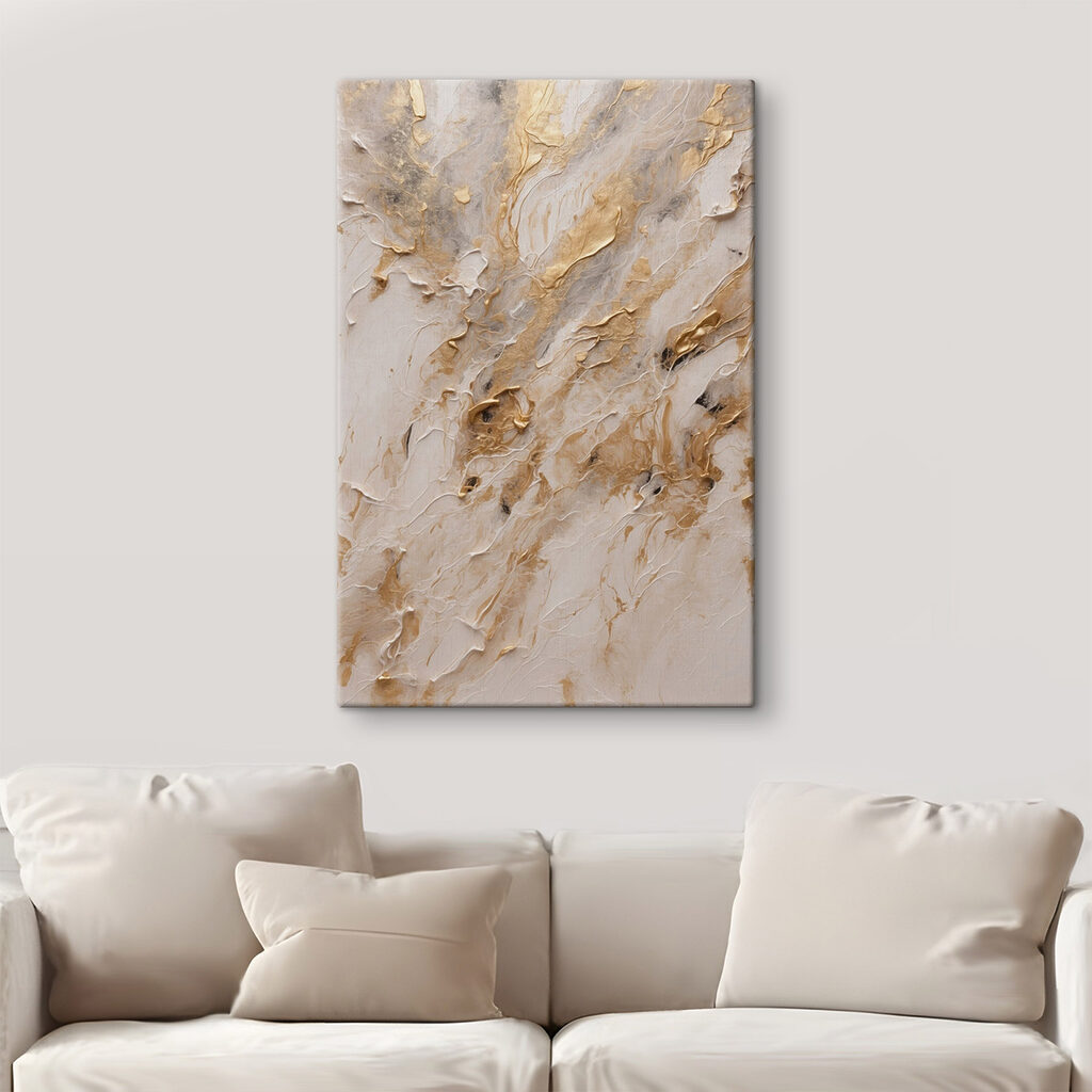 Abstract swirls of warm colors