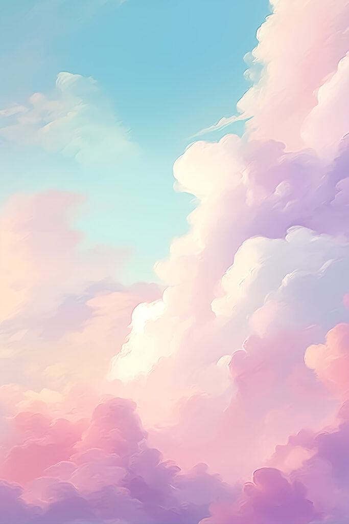 Blue sky with clouds