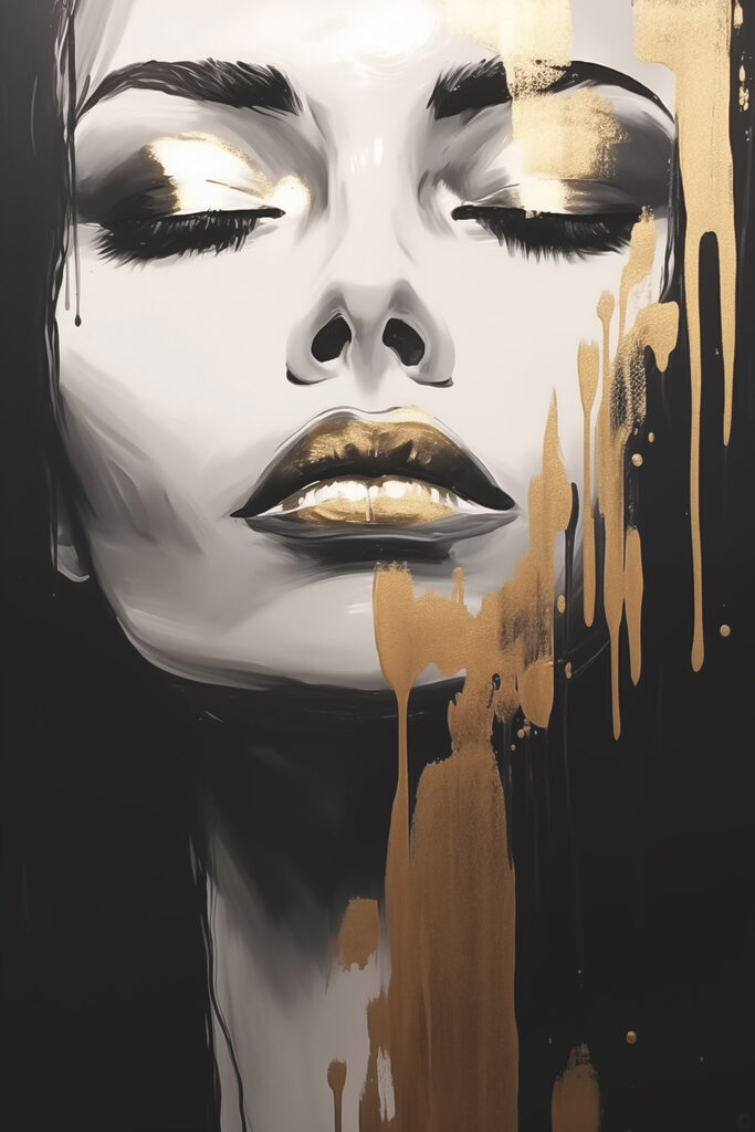 - Artistic expression in monochrome hues