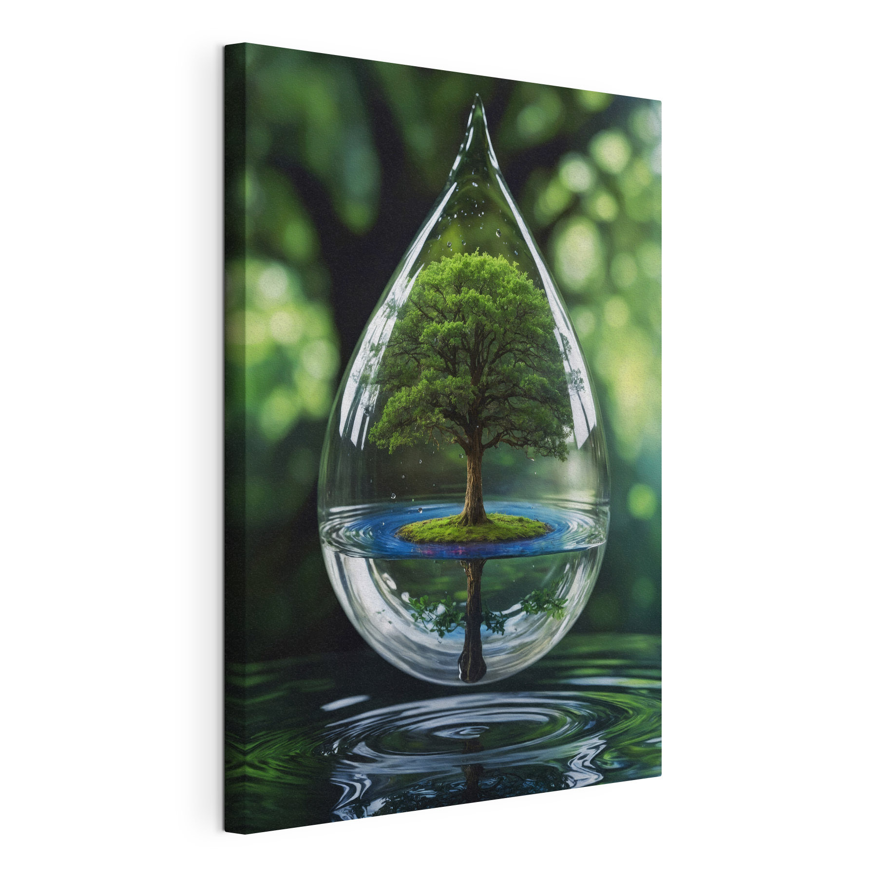 Tree in a drop of water Tree in a drop of water
