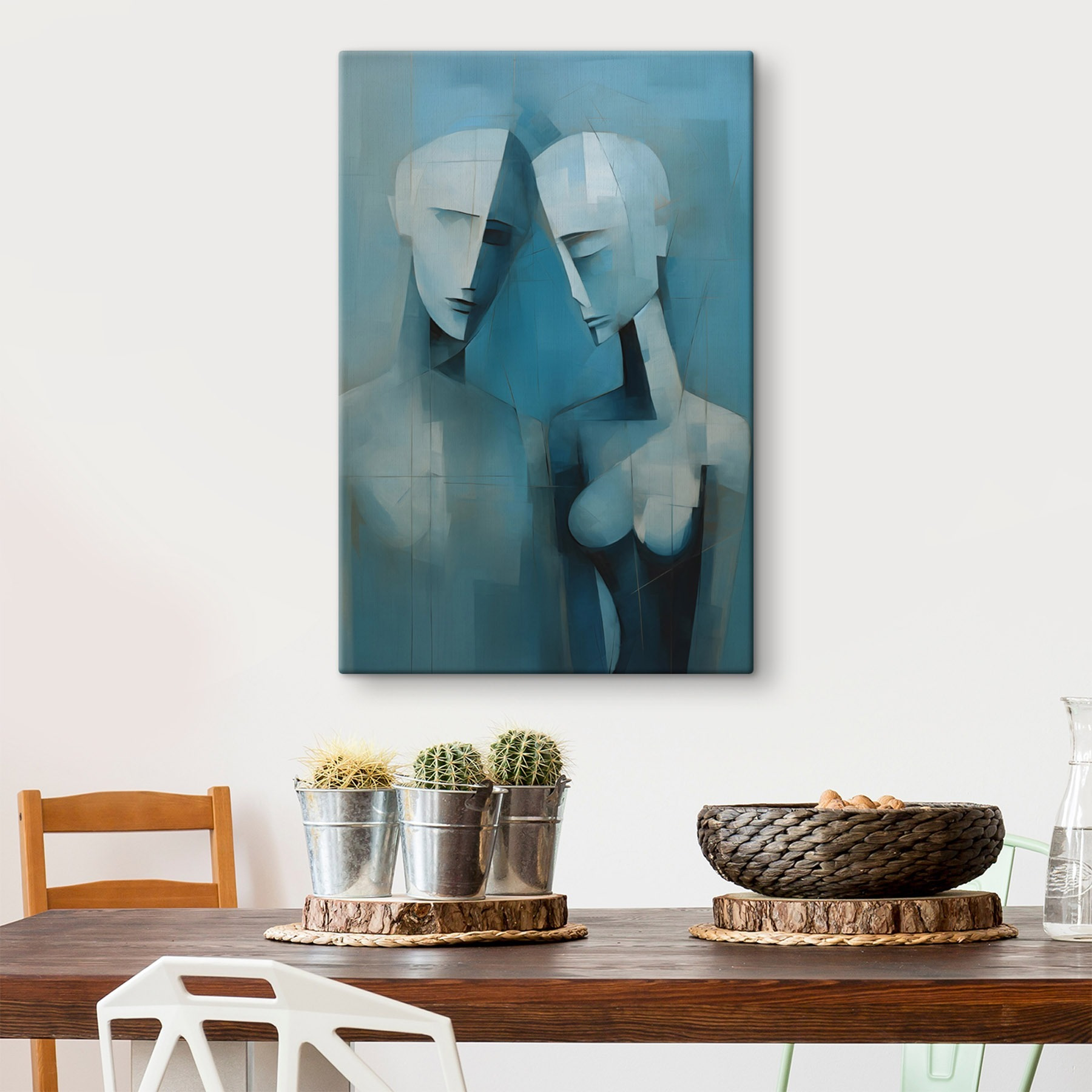 Painting of two people