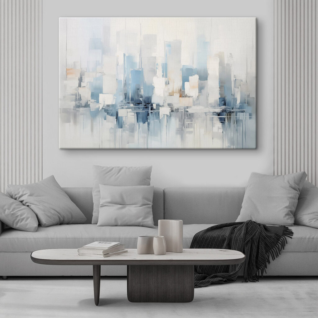 Painting of a city