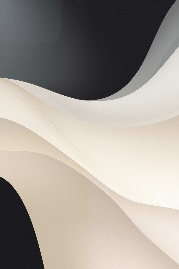 Black and white wavy lines