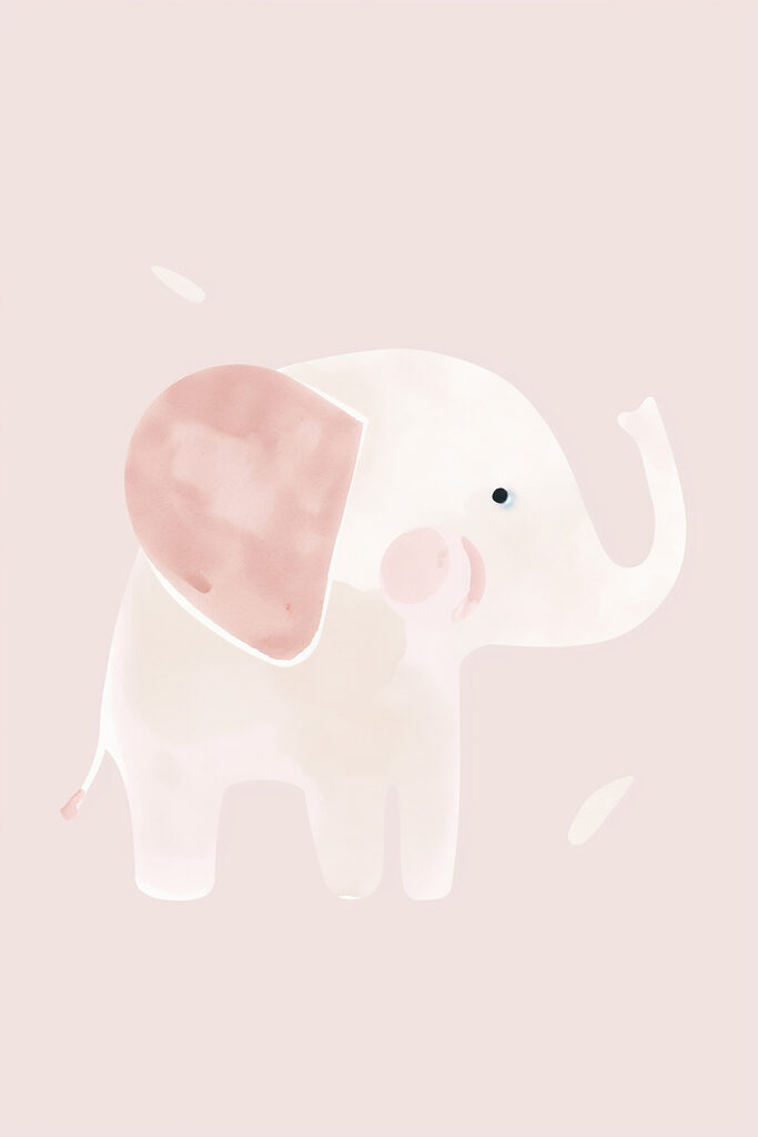 Cartoon of an elephant