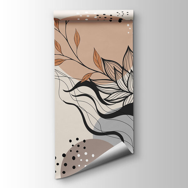 Drawing of flowers and leaves