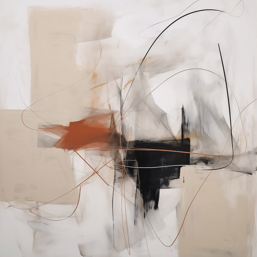 Painting of a white wall