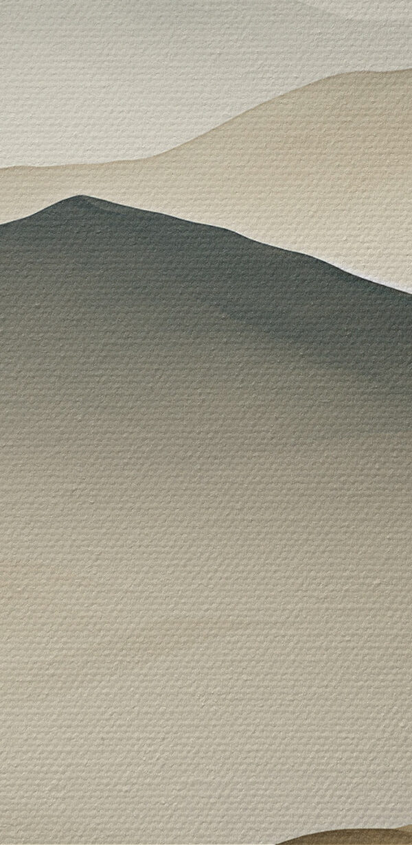 Landscape of mountains and fog