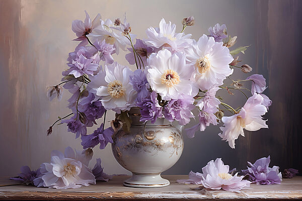Vase with flowers in it
