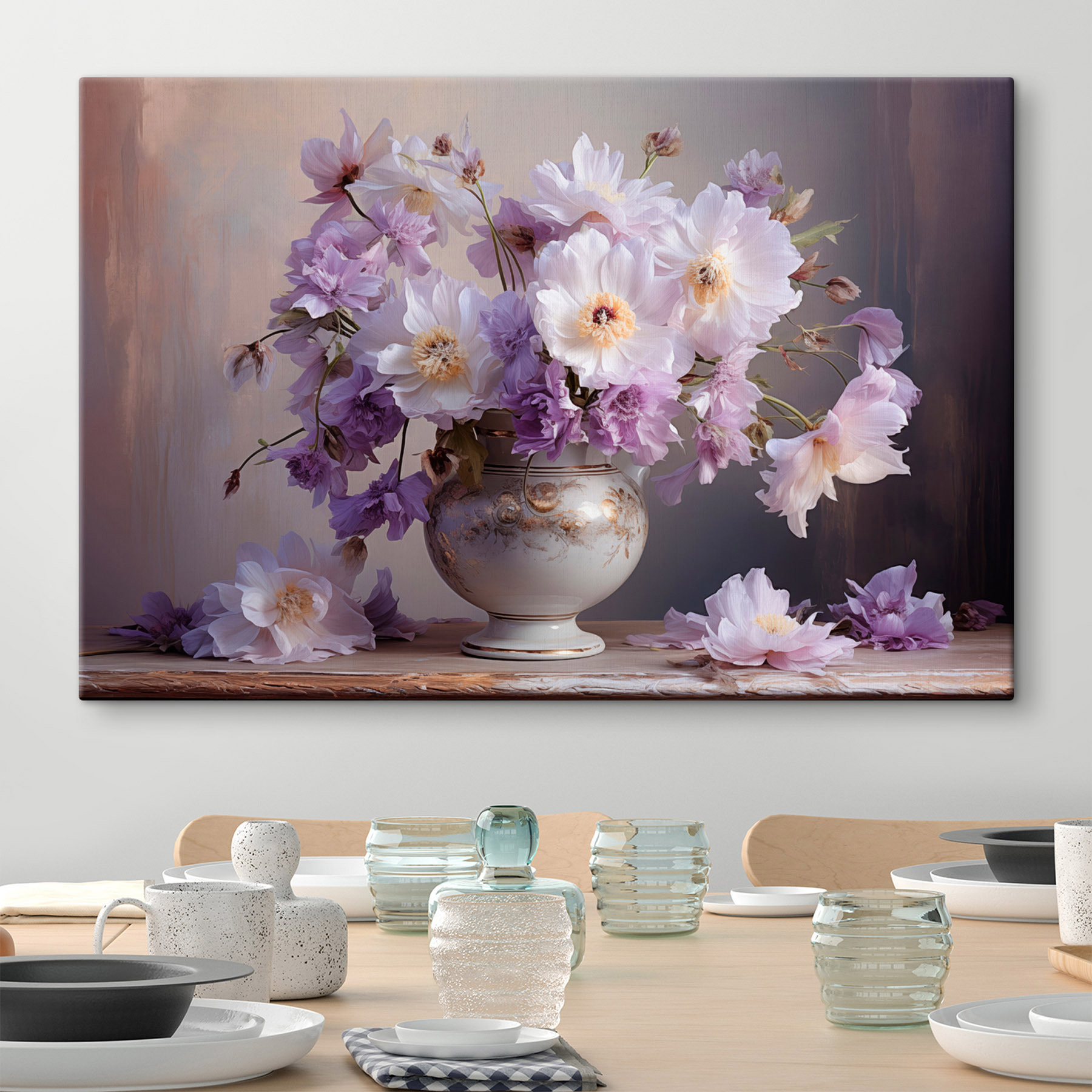 Vase with flowers in it